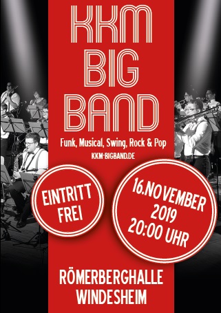 KKM Bigband Konzert 2019 - 16.11.2019  - Römerberghalle Windesheim